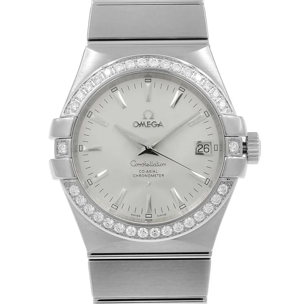Omega Constellation Steel Diamond Silver Dial Ladies Watch 123.15.35.20.02.001 - Picture 4 of 8